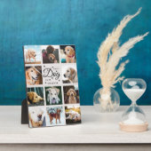 Plaque Photo Meilleur Chien Jamais Ferme Rustique Photo Collage (Côté)