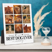 Plaque Photo Meilleur Chien jamais photo (Côté)