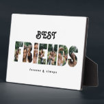 Plaque Photo Meilleur Collage De Cadeaux Photo Pour Amis<br><div class="desc">Pour les meilleurs amis, ce collage photo fait le cadeau idéal. La mise en page est un collage de sept photos arrangées pour former le mot "Amis". Tout ce que vous avez à faire est d'ajouter une photo de votre meilleur ami pour chaque lettre dans le mot "Amis", et vous...</div>