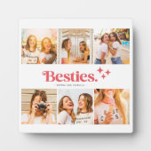 Plaque Photo Meilleur Collage Photo Amis Avec Noms (Devant)