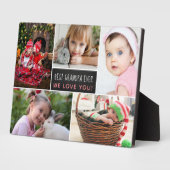 Plaque Photo Meilleur Collage photo de grand-père (Côté)