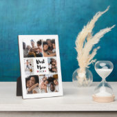 Plaque Photo Meilleur Collage photo de Maman (Côté)