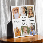 Plaque Photo Meilleur GiGi Ever - Collage photo pour petits enf<br><div class="desc">Célébrez le "Meilleur GiGi Ever" avec cette Plaque de Collage de photos pour petits-enfants personnalisée. Avec un collage joliment arrangé de photos chères capturant des moments spéciaux, cette plaque est ornée d'un message sincère. Conçu à partir de matériaux de haute qualité avec une finition épurée, il est parfait pour l'affichage...</div>