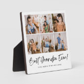 Plaque photo Meilleur Grand-Père Ever Six (Recto)