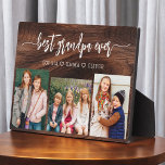 Plaque Photo Meilleur grand-père grand-enfants Wood Photo Colla<br><div class="desc">Capturez l'amour entre Poppy et ses petits-enfants avec notre grand-père grand-père grand-enfants Photo Collage Plaque. Cette plaque personnalisée présente un collage photo plein de charme, qui présente de magnifiques moments de chère partagés entre Poppy et ses petits-enfants bien-aimés. Autour des photos est le titre attachant "Poppy", ajoutant une touche spéciale...</div>