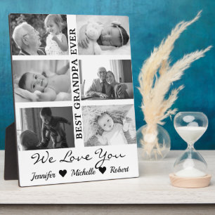 Plaque Photo Meilleur Grand-Père Toujours Personnalisé Photos G