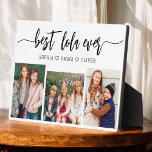 Plaque Photo Meilleur Lola Ever - Collage photo pour petits enf<br><div class="desc">Célébrez la "Meilleure Lola Ever" avec cette Plaque de Collage de photos pour petits-enfants personnalisée. Ce cadeau plein de coeur comprend un collage magnifiquement arrangé de photos chères capturant des moments spéciaux, complété par un message d'amour. Conçu à partir de matériaux de haute qualité avec une finition épurée, il est...</div>