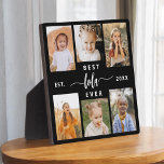 Plaque Photo Meilleur Lola Ever - Collage photo pour petits enf<br><div class="desc">Célébrez la "Meilleure Lola Ever" avec cette Plaque de Collage de photos pour petits-enfants personnalisée. Ce cadeau chaleureux présente un collage de photos chères, magnifiquement arrangé, capturant des moments spéciaux, complété par un message d'amour. Conçu à partir de matériaux de haute qualité et d'une finition élégante, il est parfait pour...</div>