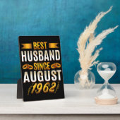 Plaque Photo Meilleur Mari Drôle 58e Anniversaire de Mariage (Côté)