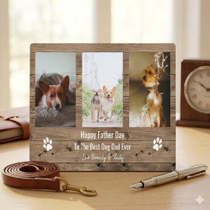 Plaque Photo Meilleur Papa Chien Ever Photo Fête des Pères