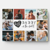 Plaque Photo Meilleur Papa Dans Le Monde 10 ImageCollage (Devant)