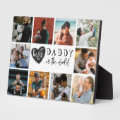 Plaque Photo Meilleur Papa Dans Le Monde 10 ImageCollage (Côté)