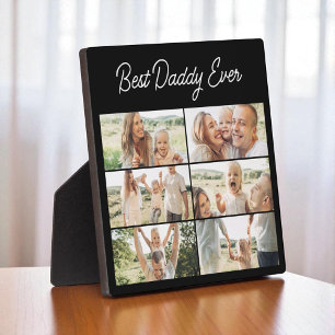 Plaque Photo Meilleur Papa de Tous les Jours du Père Chic 6 Pho