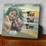 Plaque Photo Meilleur Papa Ever Ocean Sunset 0735<br><div class="desc">Peinture Collection "Ocean Sunset 0735" Personnalisez la page du produit ou cliquez sur le bouton "Personnaliser" pour plus d'options de conception. Design créé à partir de mon tableau "Ocean Sunset 0735" capturant la plage au coucher du soleil près de l'Hôtel Krystal à Puerto Vallarta, Mexique. Les produits correspondants sont disponibles...</div>