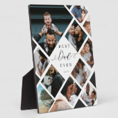 Plaque Photo Meilleur papa Jamais ModernPhoto Collage Garde-Cad (Côté)