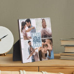 Plaque Photo Meilleur Papa Jamais Personnalisé Quatre Photo Fam<br><div class="desc">Montrez à votre père extraordinaire combien il est merveilleux avec notre plaque photo collage "meilleur père jamais" personnalisée. Le design comprend "Best Dad Ever" conçu dans un design typographique amusant et élégant en bleu marine et bleu clair. Customisez avec l'année établie, ainsi que quatre de vos propres photos de famille...</div>