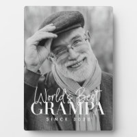 Meilleur Papy du Monde Depuis 20XX Photo Moderne e
