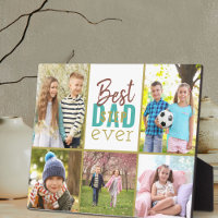 Meilleur Stepdad Jamais Turquoise 5 photo Collage