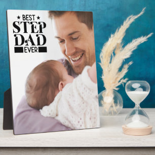 Plaque Photo Meilleure étape Papa Jamais Fête des pères Photo p