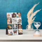 Plaque Photo Meilleure ferme de chiens jamais photo collage Pat (Côté)