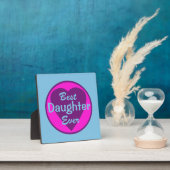 Plaque Photo Meilleure fille jamais (Insitu)