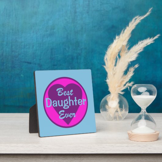 Plaque Photo Meilleure fille jamais (Insitu)