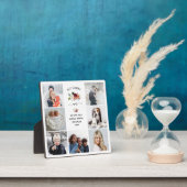 Plaque Photo Meilleure Grandma Jamais Burgundy Boho Floral Gril (Insitu)