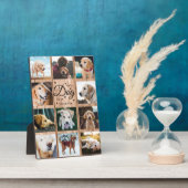 Plaque Photo Meilleure Maison de Ferme Rustique de Collage de P (Côté)