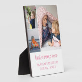 Plaque Photo Meilleure maman Jamais Coeur Lettres modifiable 3  (Côté)