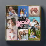 Plaque Photo Meilleure maman jamais | Collage photo de la Fête<br><div class="desc">Meilleure maman jamais | Collage photo de la Fête des Mères 8</div>