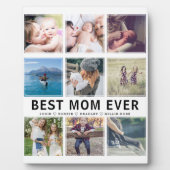 Plaque Photo Meilleure maman Jamais Collage photo Keepake (Devant)