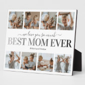Plaque Photo Meilleure maman jamais enfants Photo (Côté)