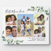 Plaque Photo Meilleure Maman Jamais Eucalyptus Photo Collage (Devant)