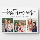 Plaque Photo Meilleure maman jamais - Fête des mères Collage ph (Devant)