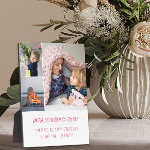Plaque Photo Meilleure Maman Jamais Lettre Modifiable 3 Photo