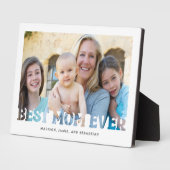 Plaque Photo Meilleure maman Jamais Mère's Day Cadeau Photo (Côté)