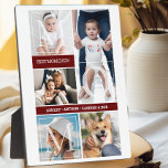 Plaque Photo Meilleure maman Jamais Photo Collage Fête des mère<br><div class="desc">Créez votre propre Best Mom Ever 5 Photo Collage Plaque! Personnalisé avec votre propre texte. Vous pouvez customiser cette conception en cliquant sur le bouton "Modifier les détails".</div>