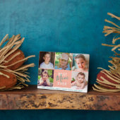 Plaque Photo Meilleure maman jamais Script 5 Photos Famille (Côté)