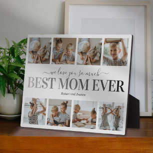 Plaque Photo Meilleure Maman Photo d'Enfants