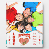 Plaque Photo Meilleure mère Prix Keepsaké (Devant)