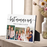 Plaque Photo Meilleure Momma Jamais - Fête des Mères Collage ph<br><div class="desc">Célébrez votre mère avec la Plaque de collage photo de la Fête des Mères "Best Mom Ever". Cette plaque personnalisée présente un collage magnifiquement arrangé de photos chères, capturant des moments et des souvenirs spéciaux. Le message chaleureux "Best Mom Ever" ajoute une touche d'amour. Conçu à partir de matériaux de...</div>