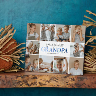 Plaque Photo Meilleure Photo de Grand-Père