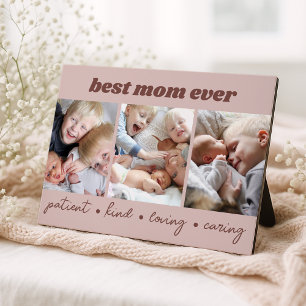 Plaque Photo Meilleure photo personnalisée jamais vue par maman