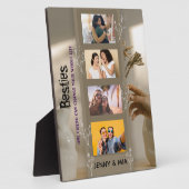 Plaque Photo Meilleurs amis | Bestie Photo Collage (Côté)