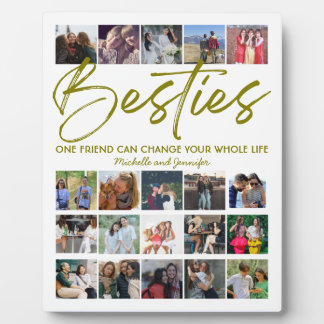 Plaque Photo Meilleurs amis | Besties Photo Collage