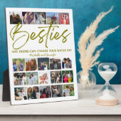 Plaque Photo Meilleurs amis | Besties Photo Collage (Côté)