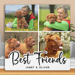 Plaque Photo Meilleurs amis Chien de compagnie photo blanc Coll<br><div class="desc">Célébrez votre meilleur ami avec une plaque de tenue photo personnalisée pour chien de compagnie. Qu'il s'agisse d'un anniversaire, de noël, de la journée de la mère ou de la fête des pères, c'est un cadeau merveilleux à tous les papas et mamans de chien, mamans et papas de chat, et...</div>