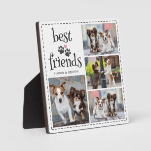 Plaque Photo Meilleurs amis de chien 4 Collage de photos Emprei