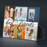 Plaque Photo Meilleurs amis Photo personnalisée Cute 6 Photo Co<br><div class="desc">Meilleurs amis Photo personnalisée Cute 6 Photo Collage</div>