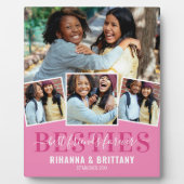 Plaque Photo Meilleurs amis pour 4 photos (Devant)